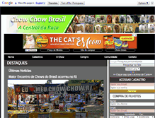 Tablet Screenshot of chow.com.br
